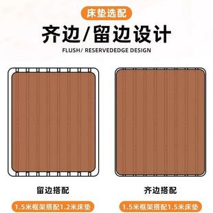 实木床式 榻榻米床日架482出租房骨架落地卧主双人地台木家用防潮