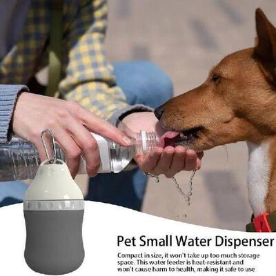 Water Bottle For Dogs Dog Supplies Drinking With Carabiner