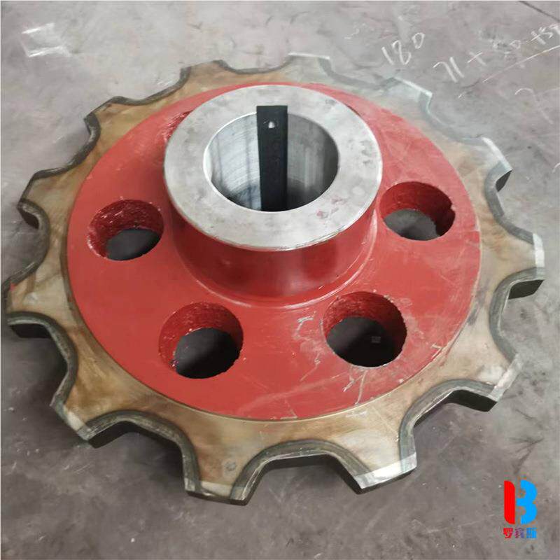 定制机NE斗提升上链式轮板下链斗提机头轮尾轮上料机配件传动总成