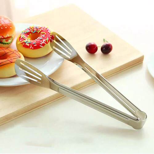 Stainless Steel Food Tongs, Baking Tools, Bread and Food Ton