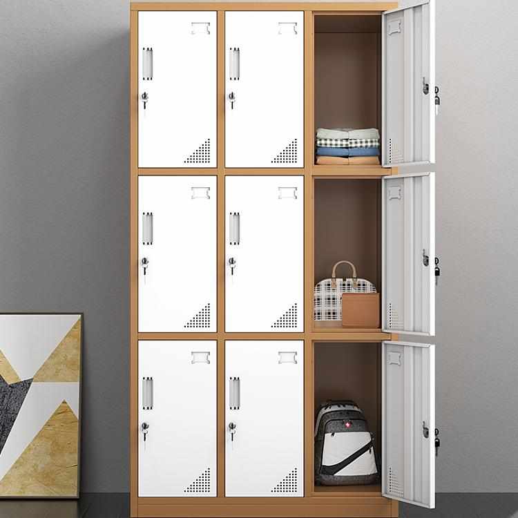 窄边拆装更衣柜员工多门柜健身房浴室换衣柜宿舍储物柜家用铁皮柜