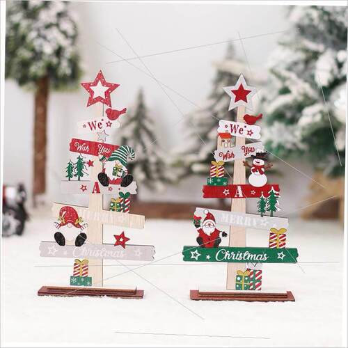 Christmas tree decoration cartoon faceless doll decoration