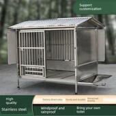 中 不锈钢防风 大型金毛专用房大 保暖加厚中 小户 防雨