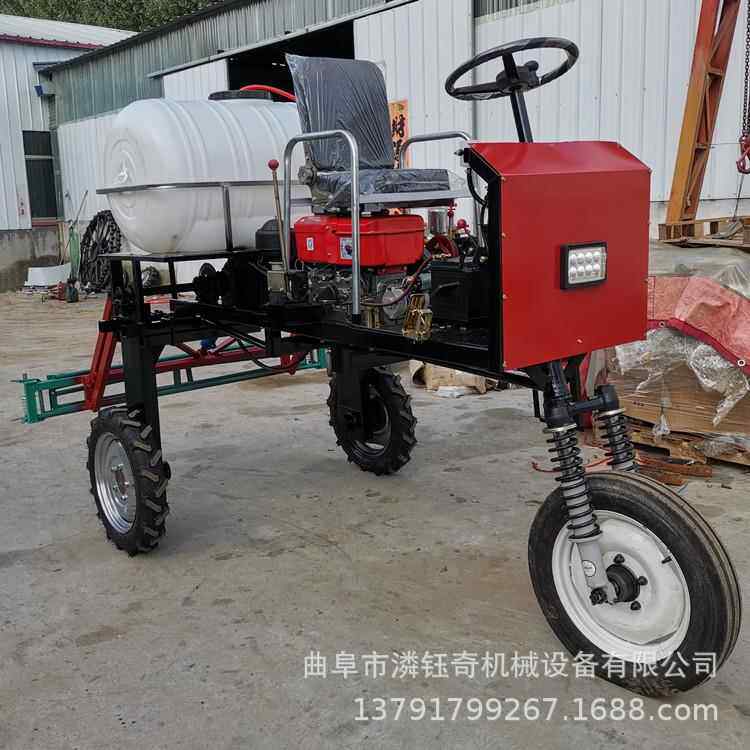 柴油水冷三轮打药机 高杆辣椒打药喷雾机 后驱农作物打药机