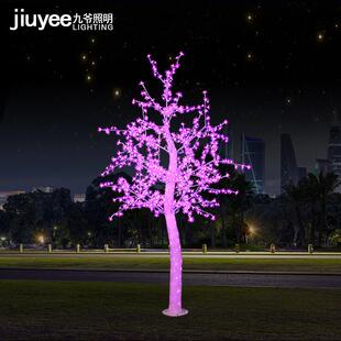 景观灯LED户外灯防雨水节日亮化工程庭院装 饰灯2.5m水晶发光树灯