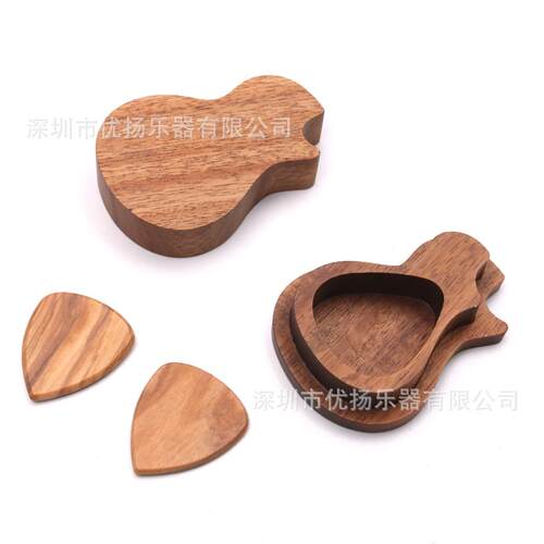 吉他拨片盒 拨片套装 个性拨片盒 可雕刻