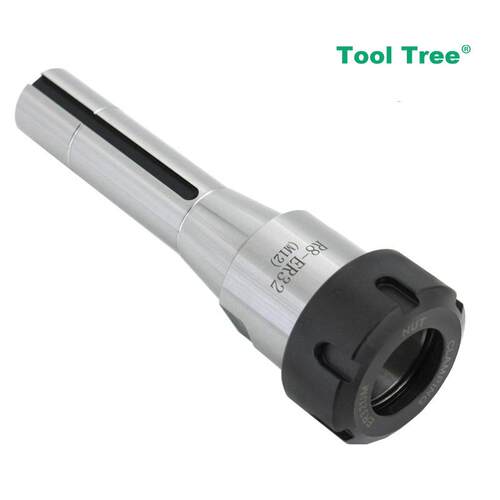 R8炮塔铣刀柄R8-ER25/32/40公制M12/英制7/16普通铣床数控刀柄