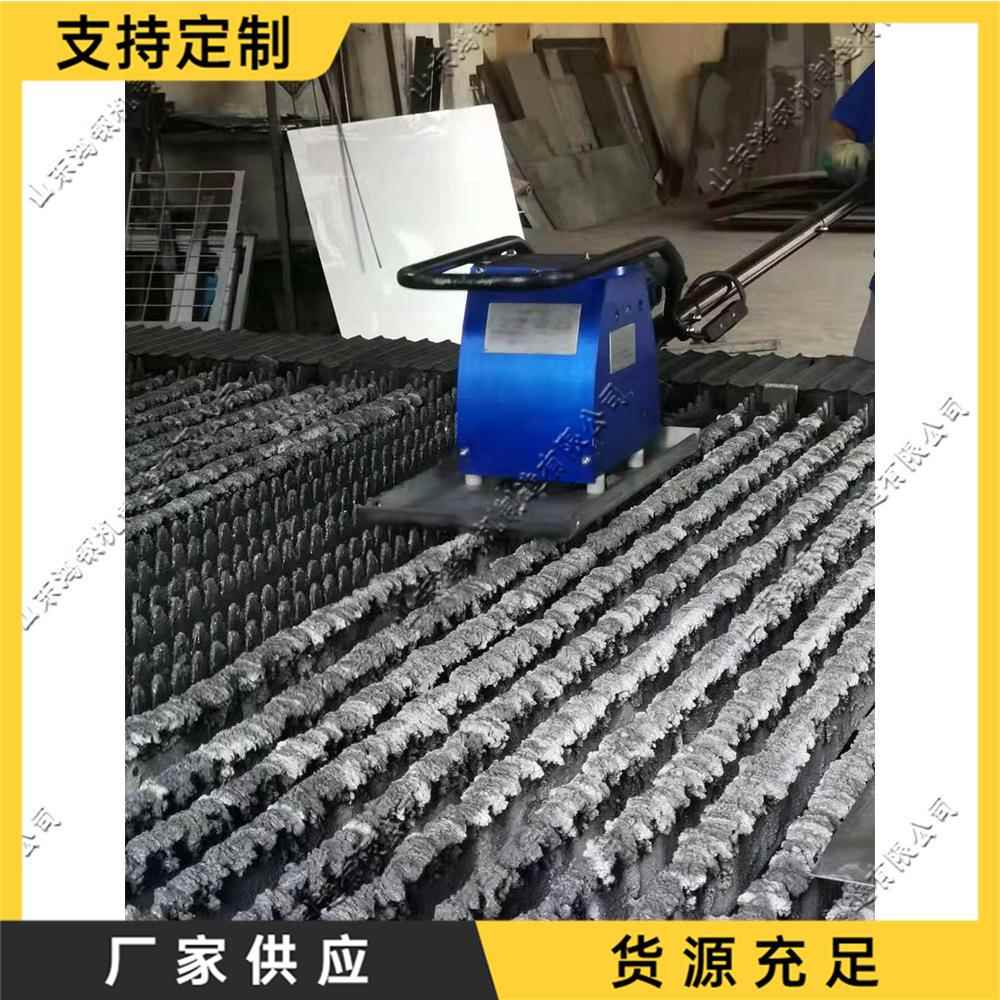 激光切割机台面清理工具 手推式电动除渣机 操作简单焊渣清理机
