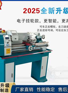 CW250EA 普通家用台式小车床微型仪表车床金属机床工业级教学车床