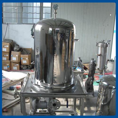 不锈钢滤膜膜过滤器带反冲保温加热过滤器 板框过滤器 立式