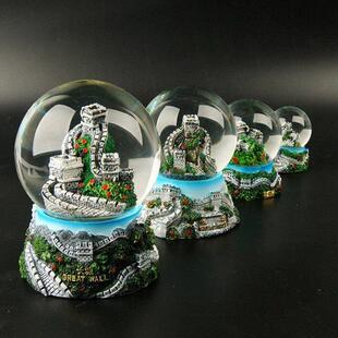 Wind of China Beijing Great Wall crystal ball furnishings ho