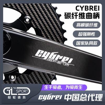 CYBREI赛博 GP-3曲柄24TI碳纤维SIGEYI功率计P2M自行车XCADEY徕加
