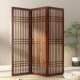 饰镂空入户门遮挡 简易装 屏风隔断客厅玄关实木隔断栏栅新中式 日式