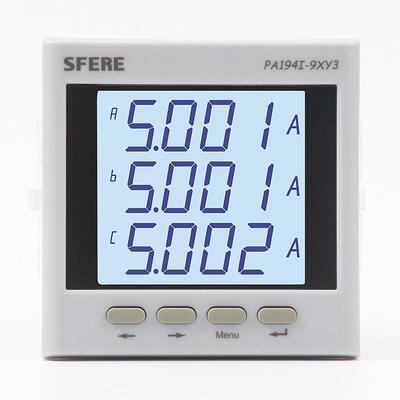 江苏PA194I能-9Y3智LCD三相交X电流电/斯流表数显表工仪器仪表