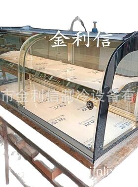 商用热款台面前后开门原味蛋挞菠萝包保温展示柜炸鸡块酥饼热酥柜