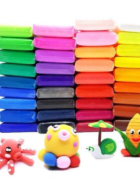 24pcs light clay polymer plasticine clay air dry playdough