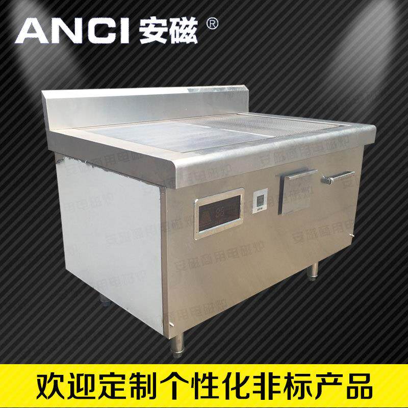 日式电磁铁板烧商用电磁铁板烧设备煎牛排扒炉手抓饼设备