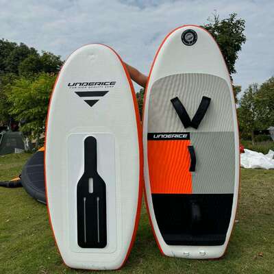 水翼板风筝风翼冲浪板EVA防滑全碳纤维划水板拉丝PVC充气式冲浪板