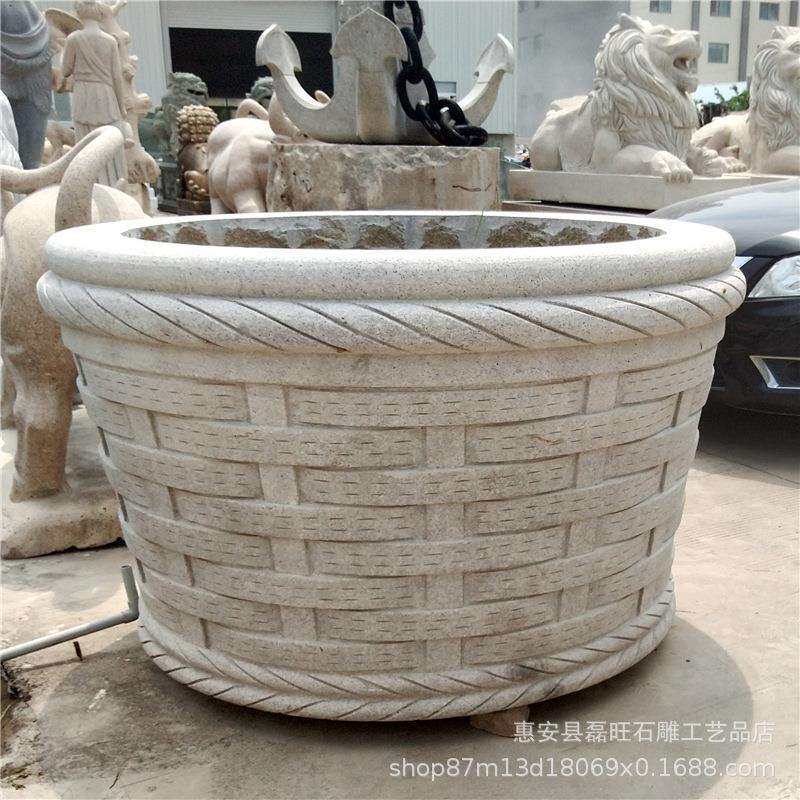 仿古石雕石灯笼 中式落地日式庭院装饰石头灯户外摆件太阳能石灯