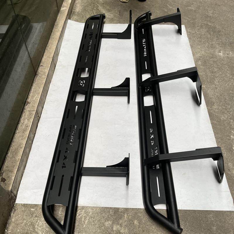 适用17-20年福特猛禽F150竞技脚踏板大梁越野款脚踏板双管侧踏板