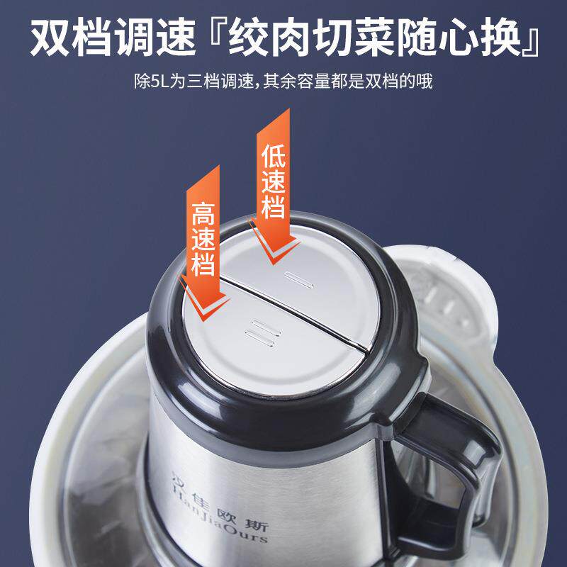 汉佳欧144斯绞肉师机商用自动大全功率绞机家用电动厨肉机料理机