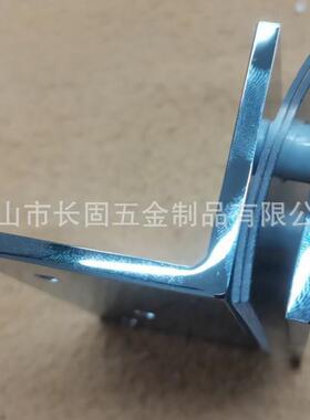 长固固C003B方边形直90度玻璃对墙定90MM淋浴房配件实心大浴室夹