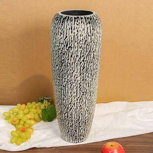 落地花瓶摆件客厅插花干花花束陶瓷小众复古书房民宿大号居家装饰