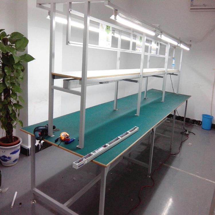 双边防静电工作台服装厂打包操作台不锈钢桌子工作台