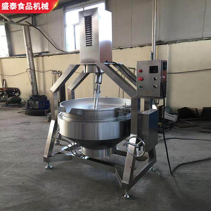 全自动电加热行星搅拌炒锅食品厂学校食堂员工餐厅大锅菜搅拌炒锅