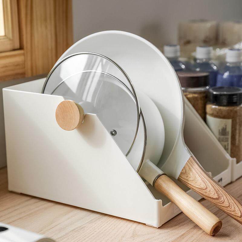 锅具收纳厨房家用整理盒子调味料桌面碗筷餐具锅盖杂物盒储物盒