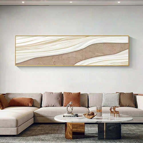 简约卧室床头画背景墙抽象现代壁画装饰画挂画画晶瓷北欧肌理酒店