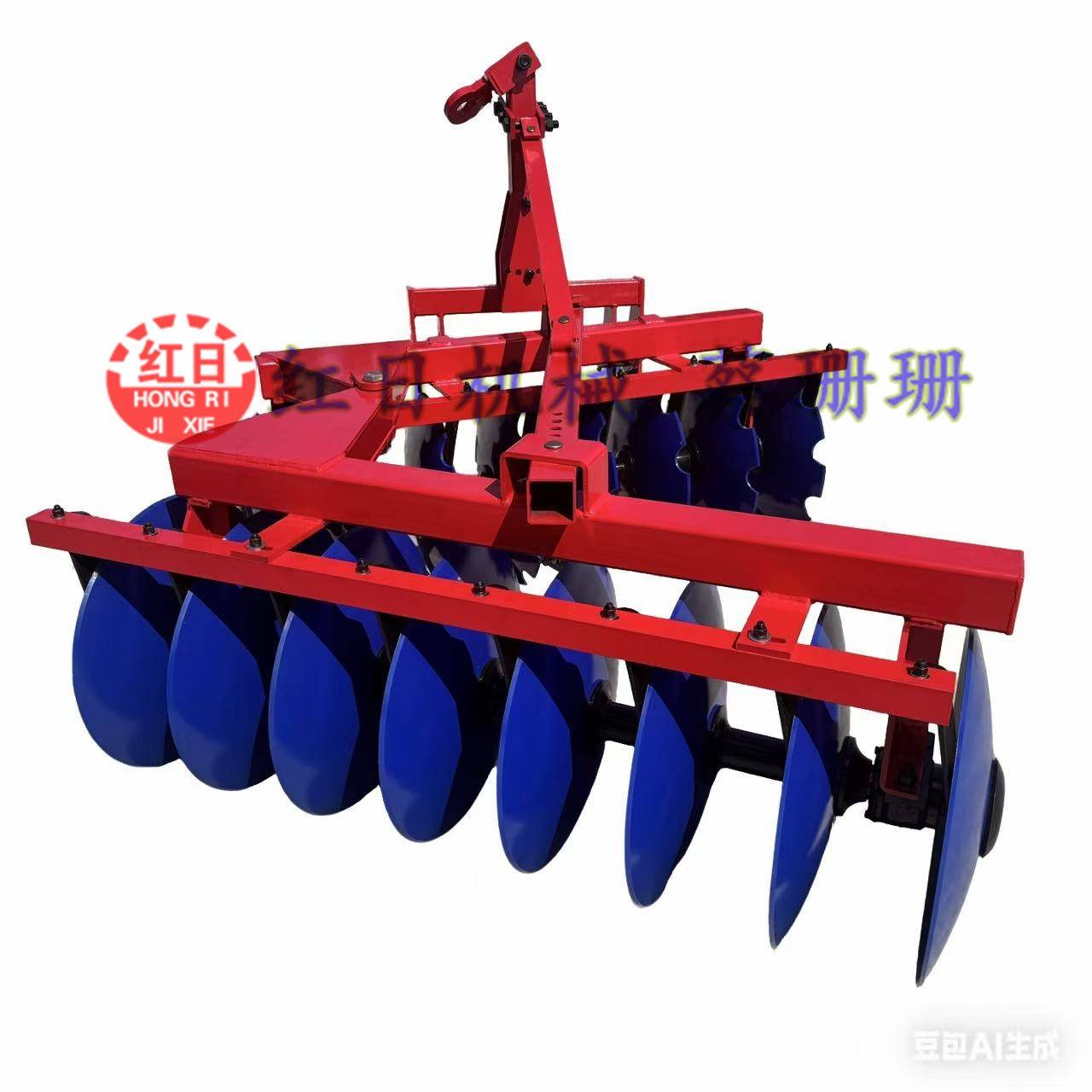 红日中耙圆盘耙四轮拖拉机配套牵引悬挂两用中型圆盘耙新款圆盘耙