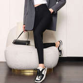 2119 铅笔裤 女士秋季 外穿大码 小黑裤 紧身显瘦小脚魔术裤