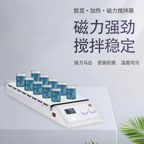 天津加热恒温磁力搅拌器多头多联TMB调温耐用温控