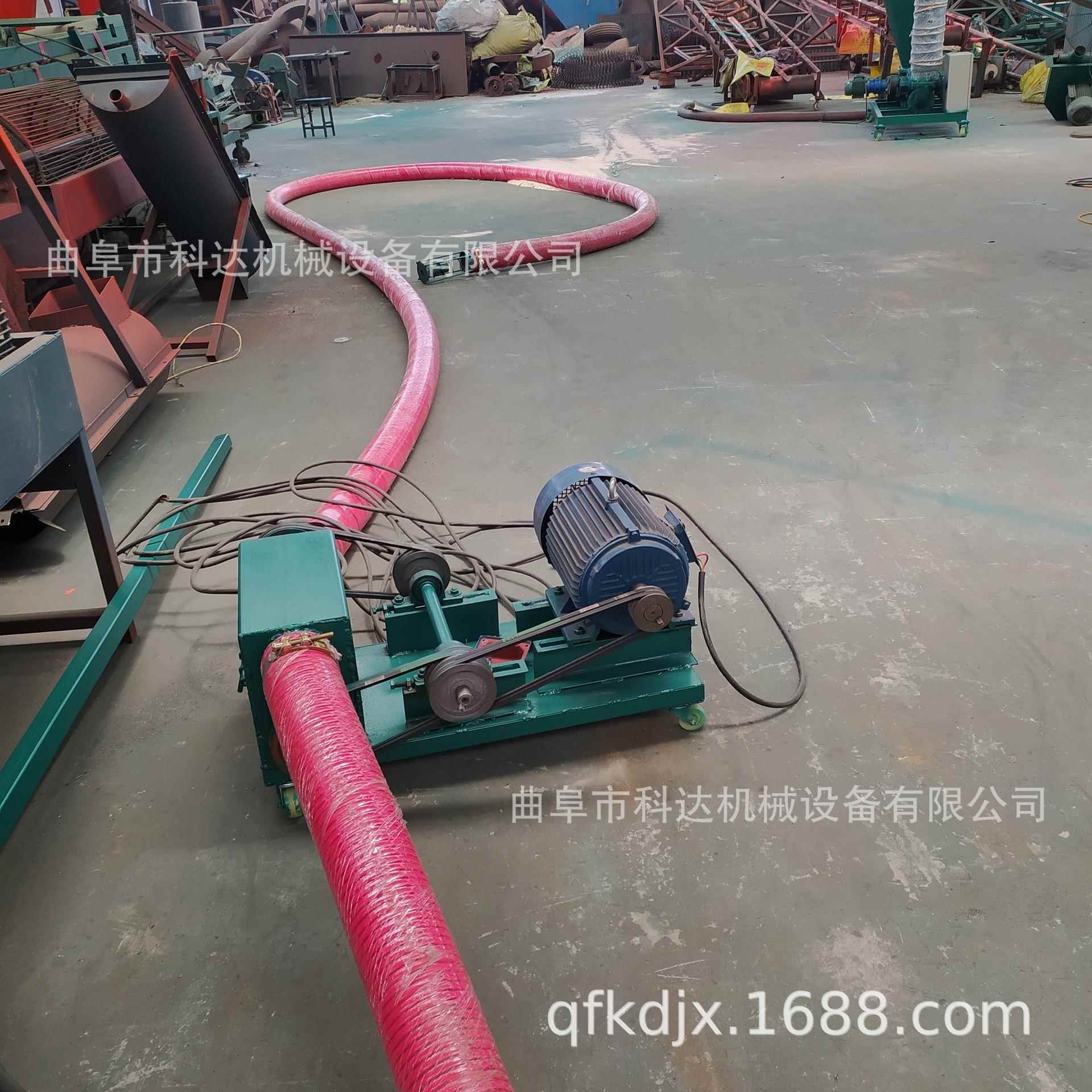 曲阜软管吸粮机加长管径双驱动玉米颗粒软管抽粮机加工