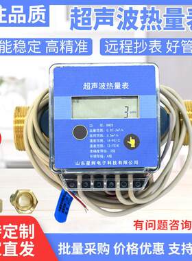 超声波热量表工程用表 暖气热能表 中央空调冷热双用管道式流量计