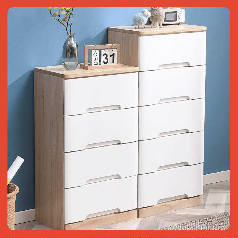 ∞实木夹缝柜储物柜家用床头柜客厅卧室多功能多层抽屉式收纳斗,收纳整理,收纳柜,淘宝优惠券,粉丝福利购,淘宝优惠卷