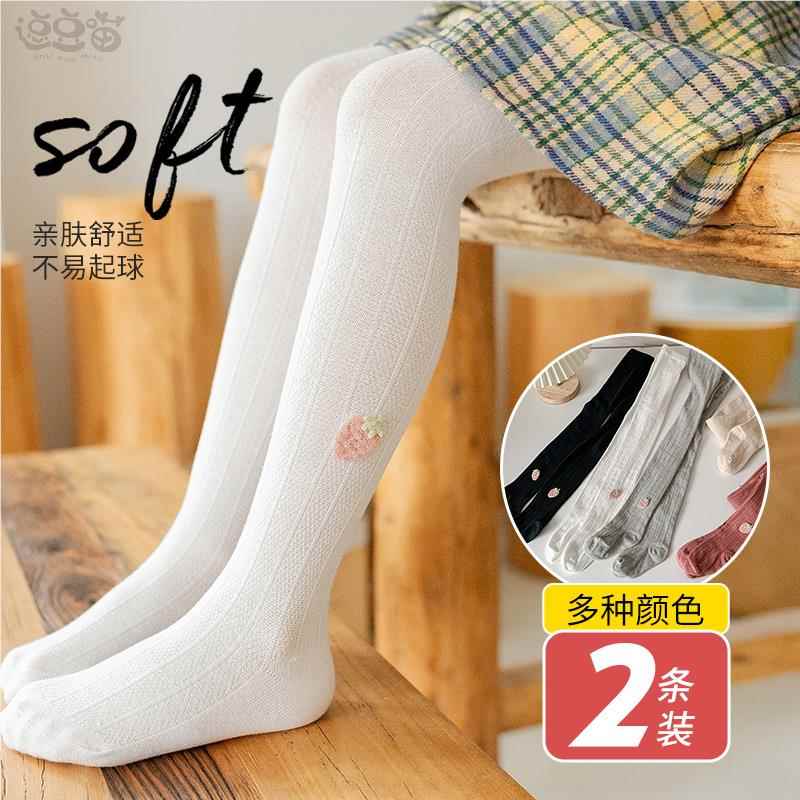 宝宝连裤袜春秋薄款纯棉网眼婴儿连体袜女童夏季防蚊袜儿童打底裤