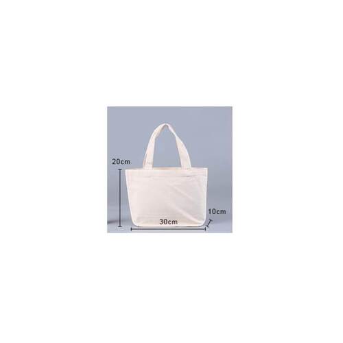 1X Canvas Eco Natural Plain Cotton Shopper Shoulder Tote Bag