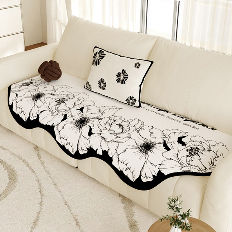 欧式田园风异形沙发垫夏季凉感防滑耐脏坐垫子高级感防猫抓沙发布,居家布艺,沙发套,淘宝优惠券,粉丝福利购,淘宝优惠卷