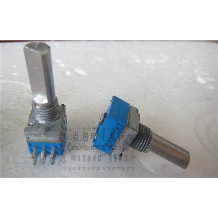 进口日本TOCOS 9011 B203 20K双联精密电位器 柄长18MM 半柄