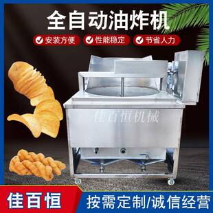 供应多功能小干鱼油炸锅商用大型全自动牛柳油炸机自动控温炸锅