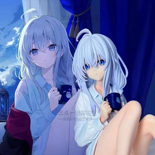 【现货实拍】魔女之旅伊蕾娜伊雷娜手办送毛毯动漫美少女摆件礼物