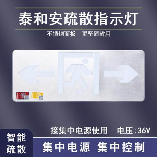 泰和安TS-BLJC-1LROE II 0.6W-6486  6476集中电源智能疏散灯36V
