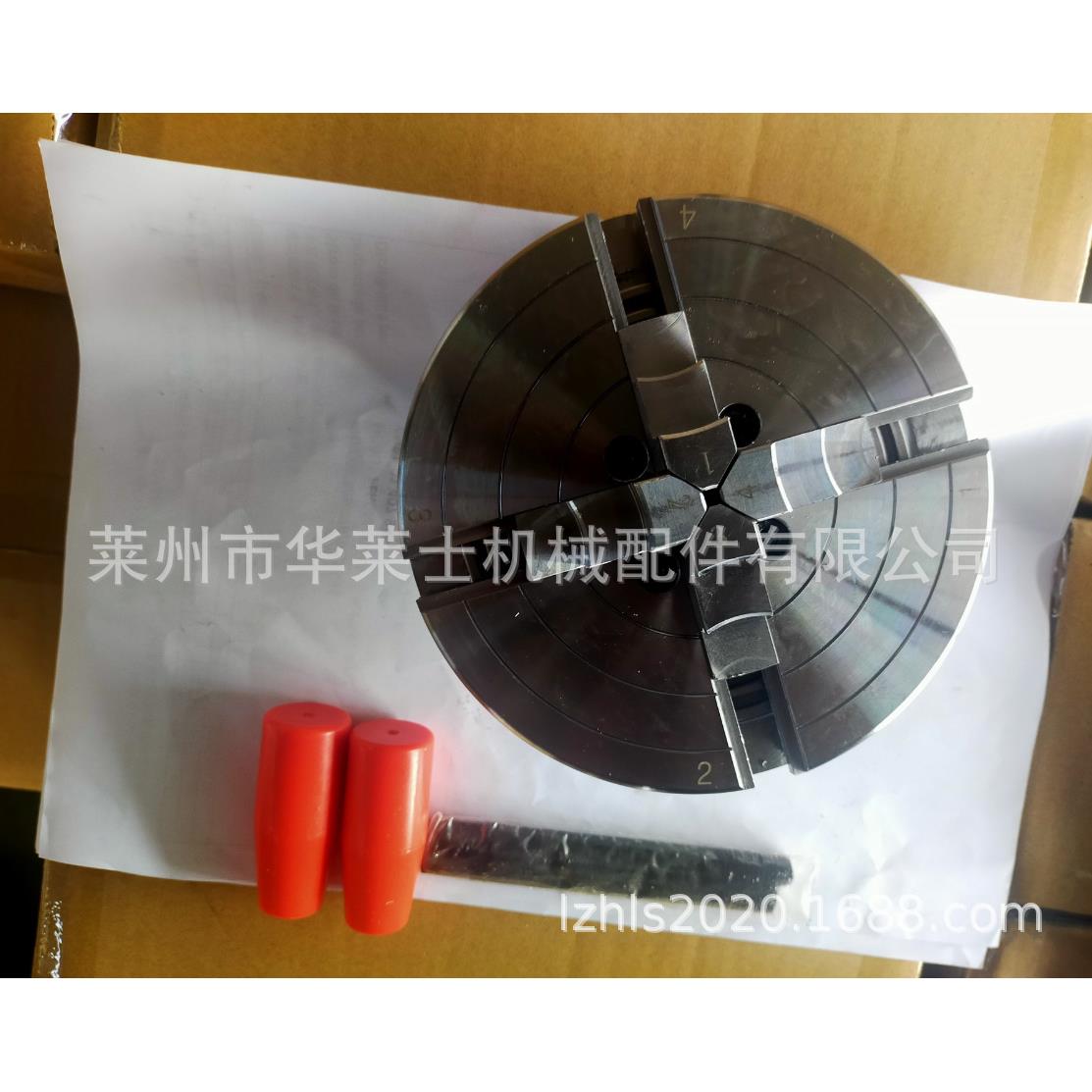 6木工车床卡盘100配件爪卡盘主轴卡盘四爪自定心手紧伞齿轮微型