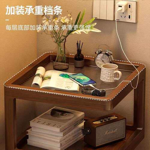 移动茶几沙发边柜小桌子创意极简床头柜边几侧边柜角几简易置物架