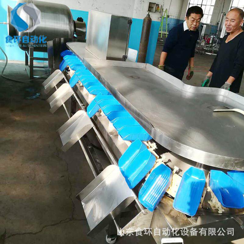 鸡翅分拣机 自动称重系统 海产品重量分选机流水线 白鸡分选机