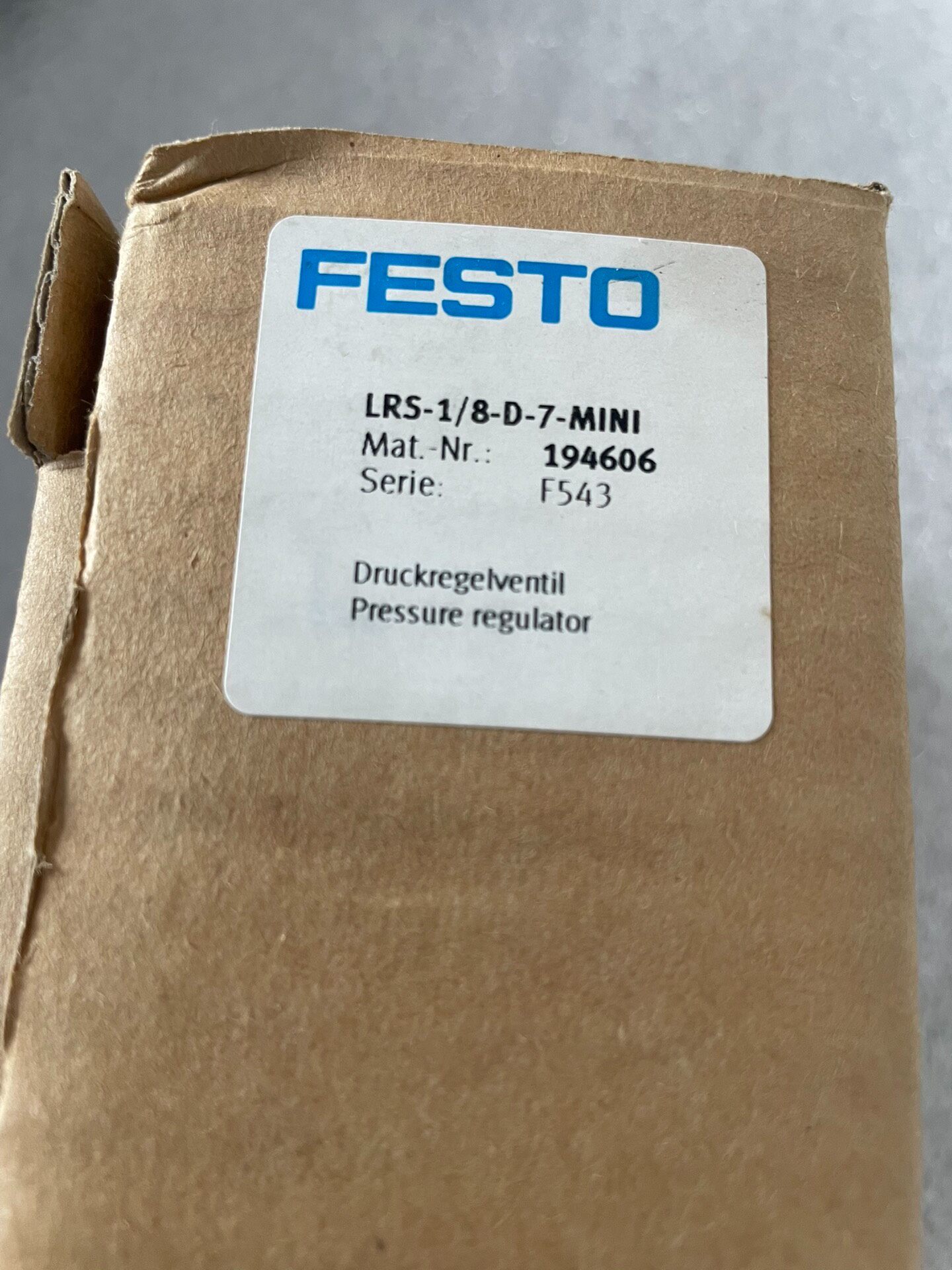 全新原装FESTO费斯托压力调节阀