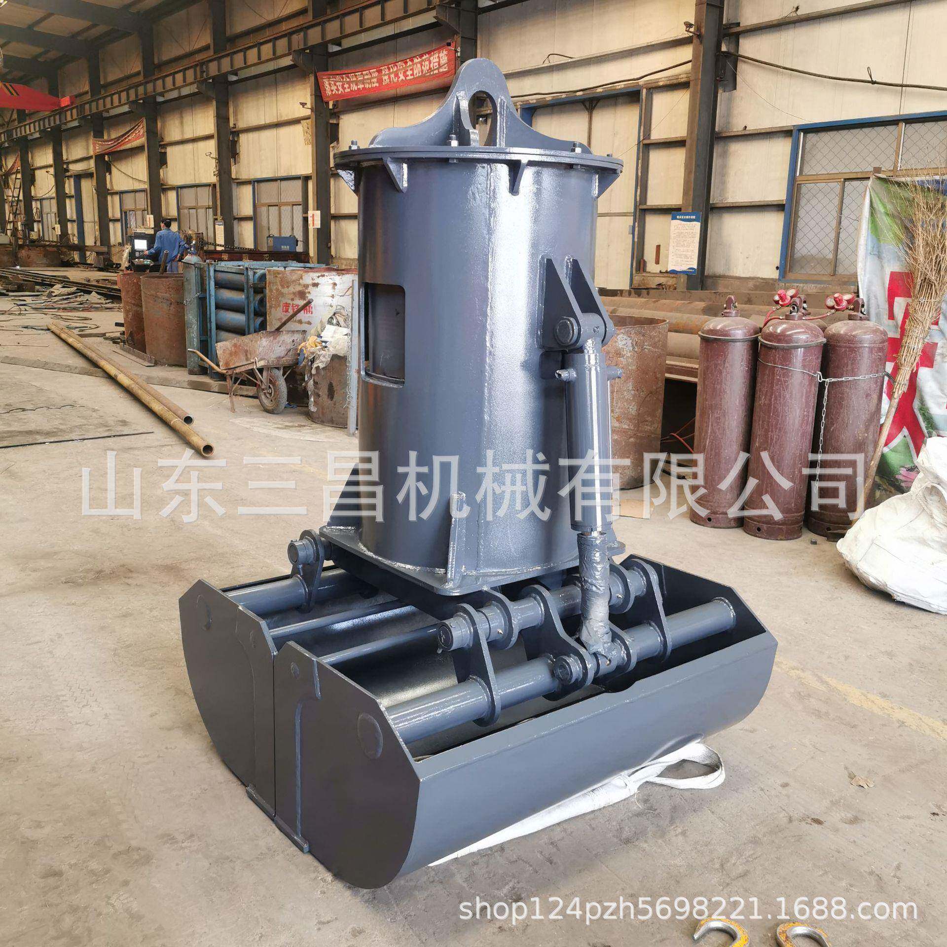 航吊贝壳斗厂家异型挖煤挖沙石煤炭贝壳斗液压贝壳斗上门安装