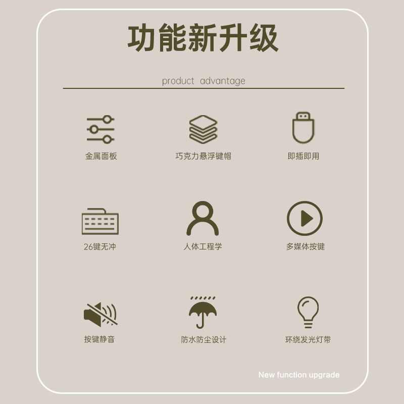 静音有线薄膜键盘鼠标套装机械笔记本电脑游戏办公无声打字手感好
